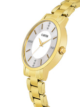Sandy D Carter Metal Gold Analogue Round Watches for Women_Sandy D Carter-163-GD