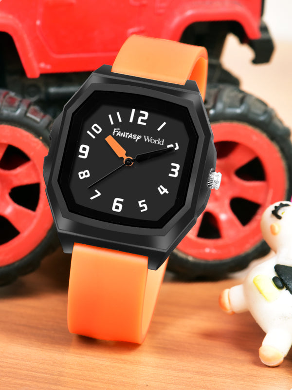 Fantasy World Elegant Analog Watch for Boys & Girls – Fashion Meets Function FW24-2139-OR
