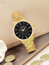 Sandy D Carter Metal Gold Analogue Round Watches for Women_Sandy D Carter-165-GD