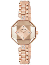 Sandy D Carter Metal Rose Gold Analogue Asymmetric Watches for Women_Sandy D Carter-131-RG