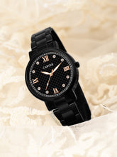 Sandy D Carter Metal Black Analogue Round Watches for Women_Sandy D Carter-166-BK