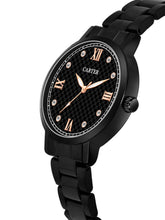 Sandy D Carter Metal Black Analogue Round Watches for Women_Sandy D Carter-166-BK