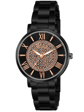 Sandy D Carter Metal Black Analogue Round Watches for Women_Sandy D Carter-161-BK