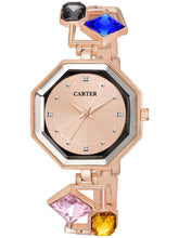 Sandy D Carter Metal Rose Gold Analogue Asymmetric Watches for Women_Sandy D Carter-130-RG