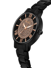 Sandy D Carter Metal Black Analogue Round Watches for Women_Sandy D Carter-161-BK