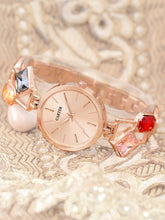 Sandy D Carter Metal Rose Gold Analogue Round Watches for Women_Sandy D Carter-128-RG