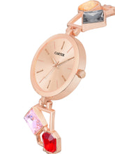 Sandy D Carter Metal Rose Gold Analogue Round Watches for Women_Sandy D Carter-128-RG