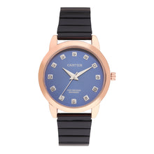 Sandy D Carter Metal Rose Gold Analogue Round Watches for Women_SDC24-60-RG-BL