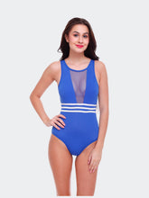 Fleurt Blue Forbe Lycra Baby Doll Dress for Women HOBF-342-BL