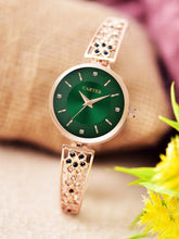 Sandy D Carter Metal Green Analogue Round Watches for Women_Sandy D Carter-220-GR