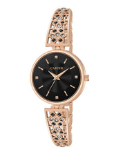 Sandy D Carter Metal Black Analogue Round Watches for Women_Sandy D Carter-221-BK