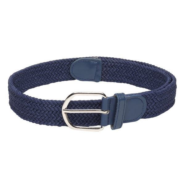 Sandy D Carter Women Blue Canvas Waist Belt for Jeans & Formal Paint SDC-04-NAT-BL
