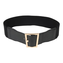 Sandy D Carter Women Black Synthetic Leather Stylish Waist Belt for Jeans & Dress SDC-027-BK