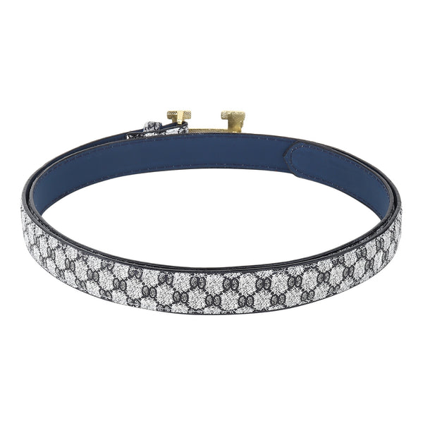 Sandy D Carter Women Black Synthetic Leather Waist Belt for Jeans & Formal Paint SDC-22-542-BK