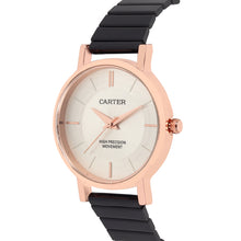 Sandy D Carter Metal Rose Gold Analogue Round Watches for Women_SDC24-56-RG-WH