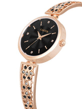 Sandy D Carter Metal Black Analogue Round Watches for Women_Sandy D Carter-221-BK