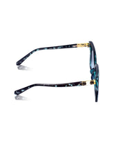 Celebrity Blue Polycarbonate Frame With Blue UV Protected Lens Oversized Sunglasses for Women_428-BL