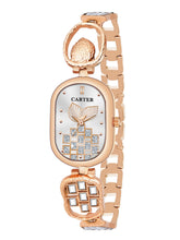 Sandy D Carter Metal Silver Analogue Rectangular Watches for Women_Sandy D Carter-210-SL