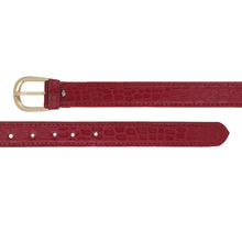 Sandy D Carter Women Red Artificial Leather Waist Belt for Jeans & Formal Paint SDC-030-RD