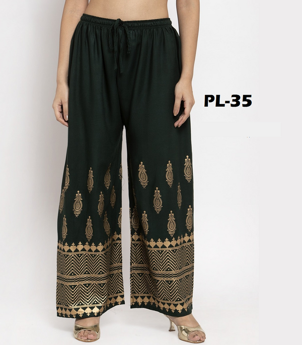 Trendy Printed Palazzo Pants – New Collection HOBK341