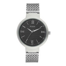 Fluid  Black Round Stainless Steel Analog Watches for Women FL23-811L-BK01