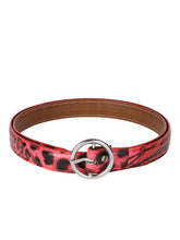 Sandy D Carter Women Red Synthetic Leather Waist Belt for Jeans & Formal Paint SDC-22-527-RD1
