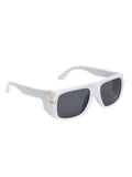 Lightweight Fashion Sunglasses for Kids with UV Protection for Daily Outdoor Wear KD206WH