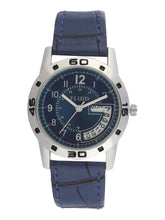 Fluid  Blue Round Leather Strap Analog Watches for Women FLWatch23-734L-BL01