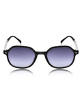 Prime Black Round One Size Plastic UV Sunglasses-OL119BK