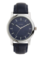 FLUID Blue Leather Strap Watches For Men FLWatch24-785G-BL01