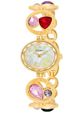 Sandy D Carter Metal Gold Analogue Oval Watches for Women_Sandy D Carter-118-GD