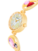 SANDY D CARTER Metal Gold Analogue Oval Watches for Women_Sandy D SANDY D CARTER-118-GD