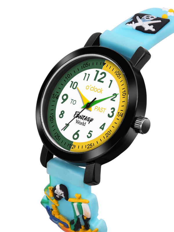Fantasy World Stylish Watch & Sunglass Combo for Kids – Ideal Gift for Boys & Girls FW-WatchGiftSet-13