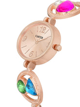 Sandy D Carter Metal Rose Gold Analogue Oval Watches for Women_Sandy D Carter-129-RG