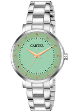 Sandy D Carter Metal Green Analogue Round Watches for Women_Sandy D Carter-146-GR