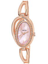 Sandy D Carter Metal Rose Gold Analogue Asymmetric Watches for Women_Sandy D Carter-134-RG