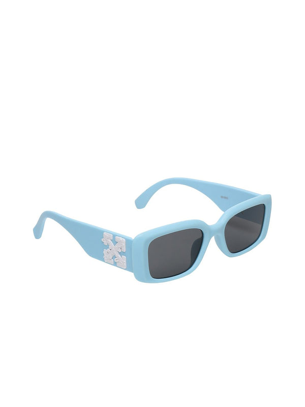 Celebrity Full Rim Blue Plastic Frame With Black UV Protected Lens Wayfarer Sunglasses for Men & Women_8216-4
