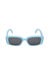 Celebrity Full Rim Blue Plastic Frame With Black UV Protected Lens Wayfarer Sunglasses for Men & Women_8216-4