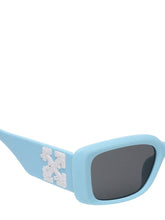 Celebrity Full Rim Blue Plastic Frame With Black UV Protected Lens Wayfarer Sunglasses for Men & Women_8216-4