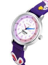 Fantasy World Blue 3D Print Rubber Strap Time Teacher Analog Watch Boys & Girls FW-25-SL-07