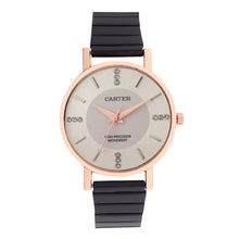 Sandy D Carter Metal Rose Gold Analogue Round Watches for Women_SDC24-55-RG-WH