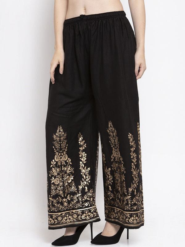 Trendy Half Print Sharara Set for Women HOBK178