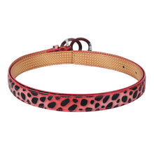 Sandy D Carter Women Red Synthetic Leather Waist Belt for Jeans & Formal Paint SDC-21-505-RD