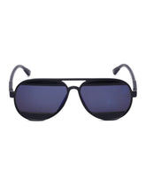 CELEBRITY Full Rim Black Plastic Frame With Blue UV Protected Lens Avaitor Sunglasses for Men_VO2601