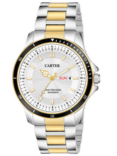 Sandy D Carter Metal Gold Analogue Round Watches for Men_Sandy D Carter-184-SL-GD
