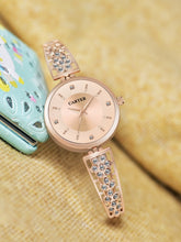 Sandy D Carter Metal Rose Gold Analogue Round Watches for Women_Sandy D Carter-223-RG