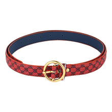 Sandy D Carter Women Red Synthetic Leather Waist Belt for Jeans & Formal Paint SDC-22-543-RD