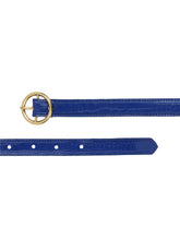 Sandy D Carter Women Blue Synthetic Leather Waist Belt for Jeans & Formal Paint SDC-22-529-BL