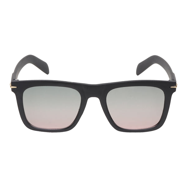 Celebrity Full Rim Black Plastic Frame With Black UV Protected Lens Wayfarer Sunglasses for Men & Women_09-BK