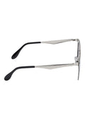 Prime Blue Browline One Size Metal UV Sunglasses-OL107BL